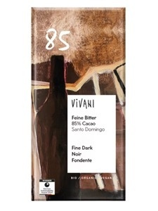 CZEKOLADA GORZKA 85% BIO 80 g VIVANI