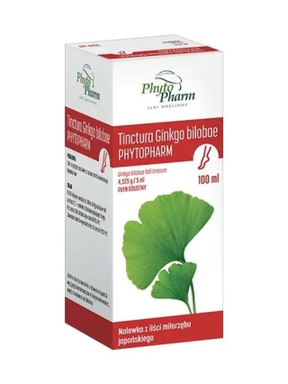 GINKGO BILOBAE TINCTURA 100ml PHYTOPHARM