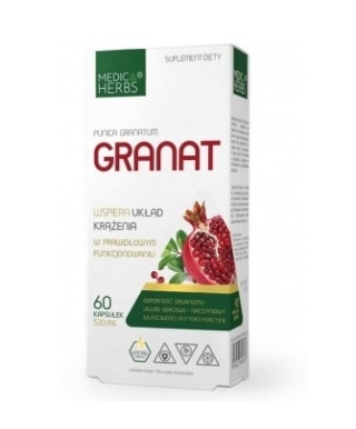 GRANAT 520 mg 60kaps.MEDICA HERBS