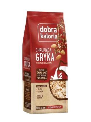 GRYKA Z MELASA Z MIGDAŁAMI DOBRA KALORIA 100 g KUBARA