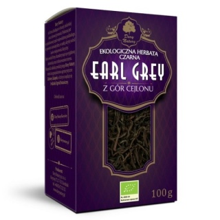 HERBATA CZARNA EARL GREY EKO 100g DARY NATURY