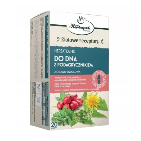 HERBATA DO DNA Z PODAGRYCZNIKIEM FIX 20 sasz HERBAPOL