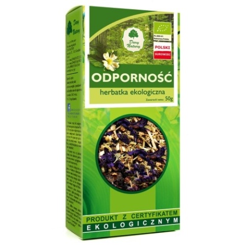 HERBATKA EKOLOGICZNA ODPORNOŚĆ 50g DARY NATURY