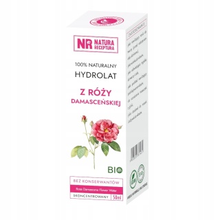 HYDROLAT RÓŻA DAMASCEŃSKA 50ml NATURA RECEPTURA