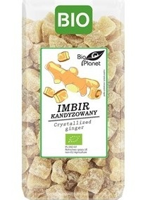 IMBIR KANDYZOWANY BIO 400g BIOPLANET
