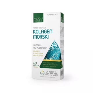 KOLAGEN MORSKI 450mg 60kaps MEDICA HERBS