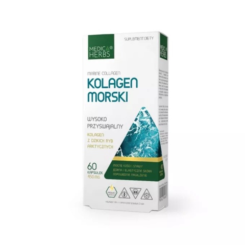 KOLAGEN MORSKI 450mg 60kaps MEDICA HERBS