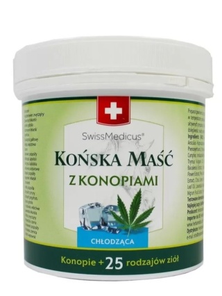 KOŃSKA MAŚĆ Z KONOPIAMI CHŁODZĄCA 250 ml CHŁODZĄCA HERBAMEDICUS