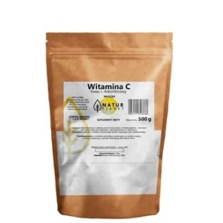 KWAS L-ASKORBINOWY 500 g NATUR PLANET