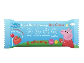 LIZAKI WITAMINOWE ŚWINKA PEPPA B/C 8 g DOMOWA APTECZKA
