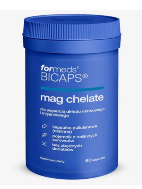MAG CHELATE BICAPS 60kps FORMEDS