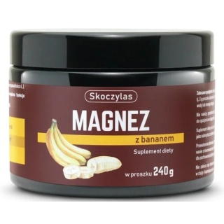 MAGNEZ Z BANANEM PROSZEK 240g SKOCZYLAS