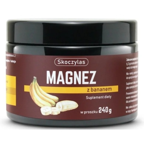 MAGNEZ Z BANANEM PROSZEK 240g SKOCZYLAS