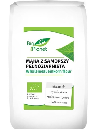 MĄKA Z SAMOPSZY PEŁNOZIARNISTA BIO 1 kg BIO PLANET