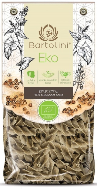 MAKARON GRYCZANY ŚWIDERKI BIO 250g BARTOLINI