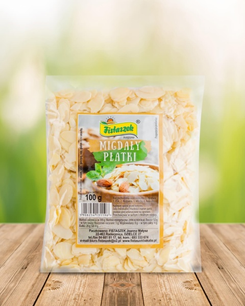 MIGDAŁ PŁATKI 100g FISTASZEK
