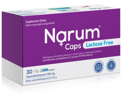NARIMAX LACTOSE FREE 30 kaps NARINE