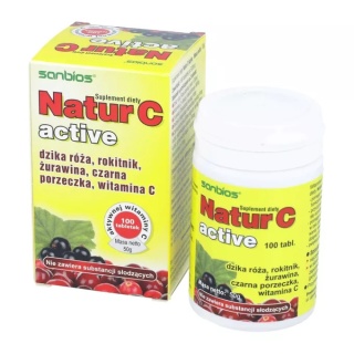 NATUR C ACTIVE SANBIOS 100 tabletek