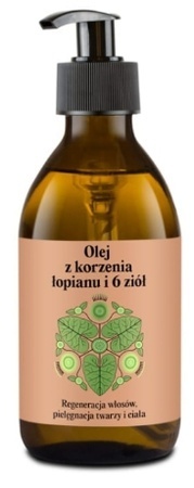 OLEJ Z KORZENIA ŁOPIANU I 6 ZIÓŁ 250ml NAMI