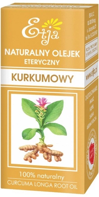 OLEJEK ETERYCZNY KURKUMOWY 10ml ETJA