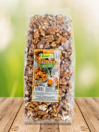 ORZECHY WŁOSKIE ŁUSKANE 500g FISTASZEK