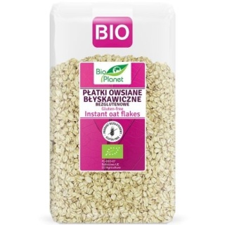 PŁATKI OWSIANE BŁYSKAWICZNE BEZGLUTEN BIO 600g BIO PLANET