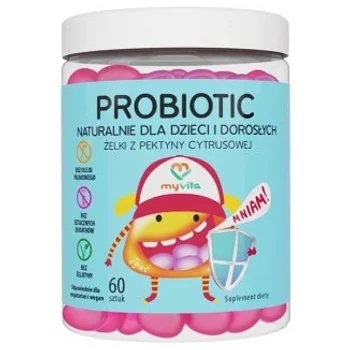 PROBIOTIC ŻELKI 60szt MYVITA