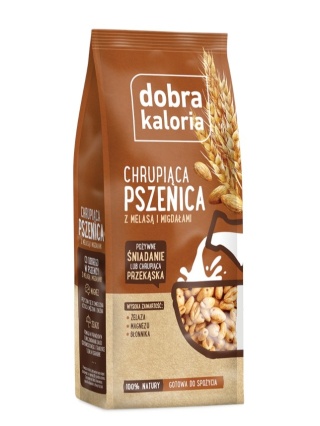 PSZENICA CHRUP. Z MIGDAŁAMI I MELASĄ 120 g DOBRA KALORIA