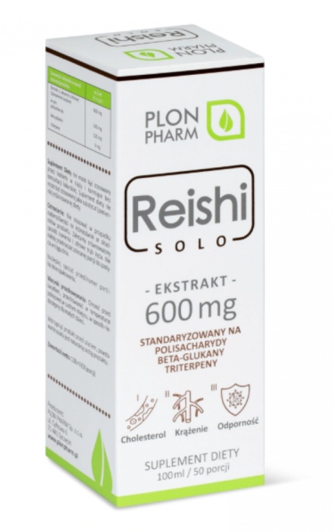 REISHI SOLO 600mg 100ml PLON PHARM