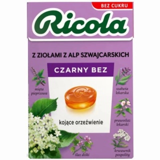 RICOLA CZARNY BEZ CUKIERKI