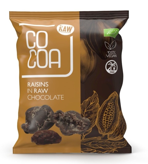 RODZYNKI W SUROWEJ CZEKOLADZIE BIO 70g COCOA