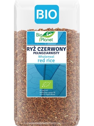 RYŻ CZERWONY BIO 500g BIOPLANET
