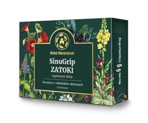 SINUGRIP ZATOKI 15 kaps HERBAL MONASTERIUM