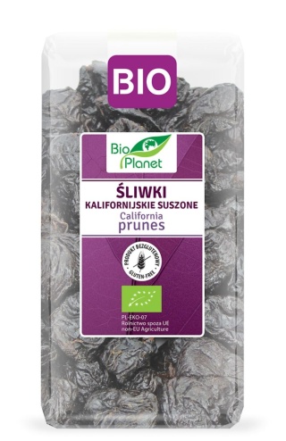 ŚLIWKI KALIFORNIJSKIE BEZ PESTEK 400g BIOPLANET