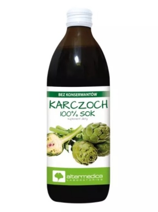 SOK Z KARCZOCHA 500 ml ALTER MEDICA