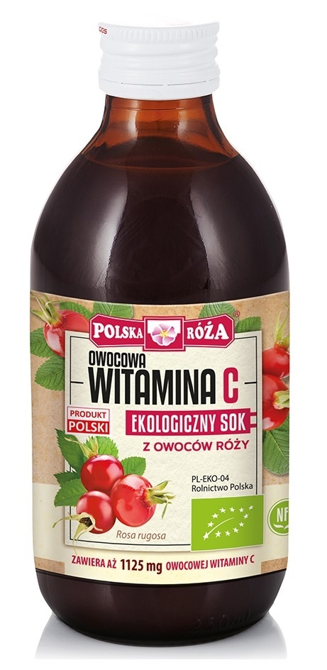 SOK Z OWOCÓW RÓŻY 250ml POLSKA RÓŻA