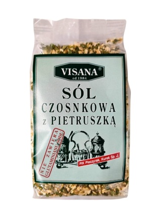 SÓL CZOSNKOWA Z PIETRUSZKĄ 175g VISANA