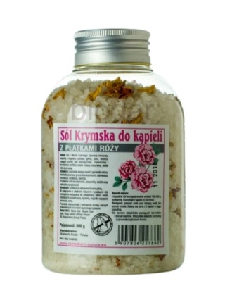 SÓL KRYMSKA Z PŁATKAMI RÓŻ 500g REMEDIUM