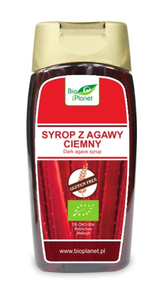 SYROP Z AGAWY CIEMNY BEZGL350g BIO PLANET