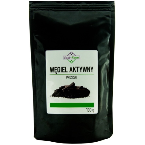 WĘGIEL AKTYWNY PROSZEK 100g SOUL-FARM