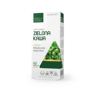 ZIELONA KAWA 550mg 60kaps. MEDICA HERBS