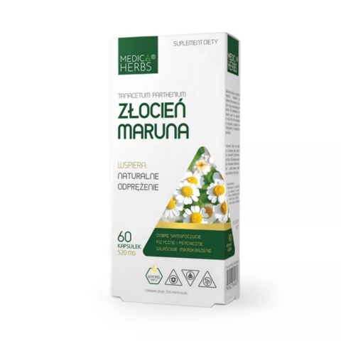 ZŁOCIEŃ MARUNA 520mg 60kaps MEDICA HERBS