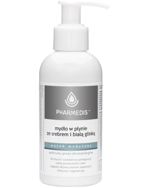 MYDŁO W PŁYNIE Z NANOSREBREM I BIAŁĄ GLINKĄ 150ml PHARMEDIS